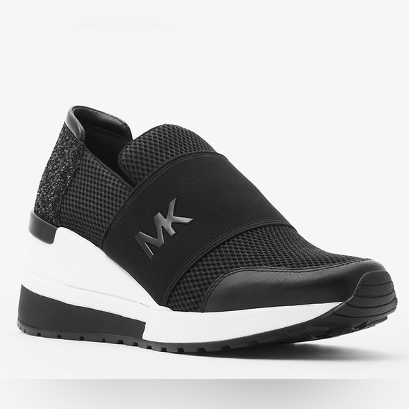 Michael Kors Felix Scuba and Mesh Black Trainer ✨ - Picture 1 of 9